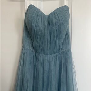 Revelry Strapless Dress - French Blue
